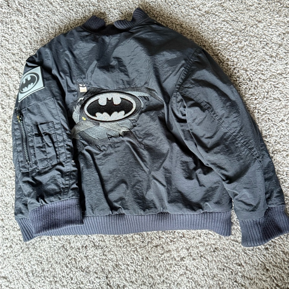 Vintage 1999 Batman Bomber Jacket - Size 3T - DC Comics Toddler Jacket